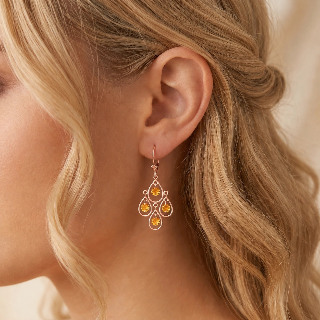 Rose Gold Citrine — Mariafiorina