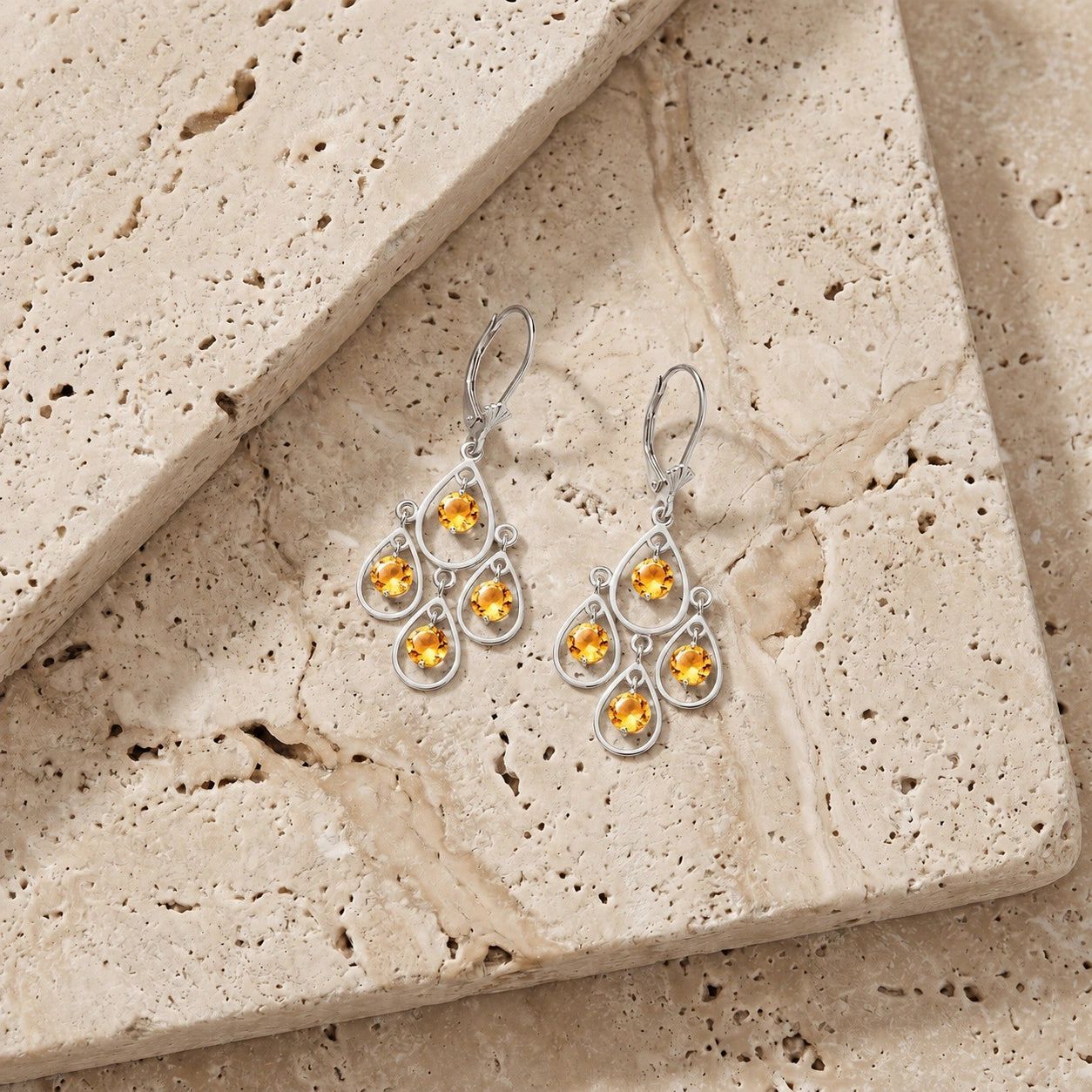 White Gold Citrine — Mariafiorina