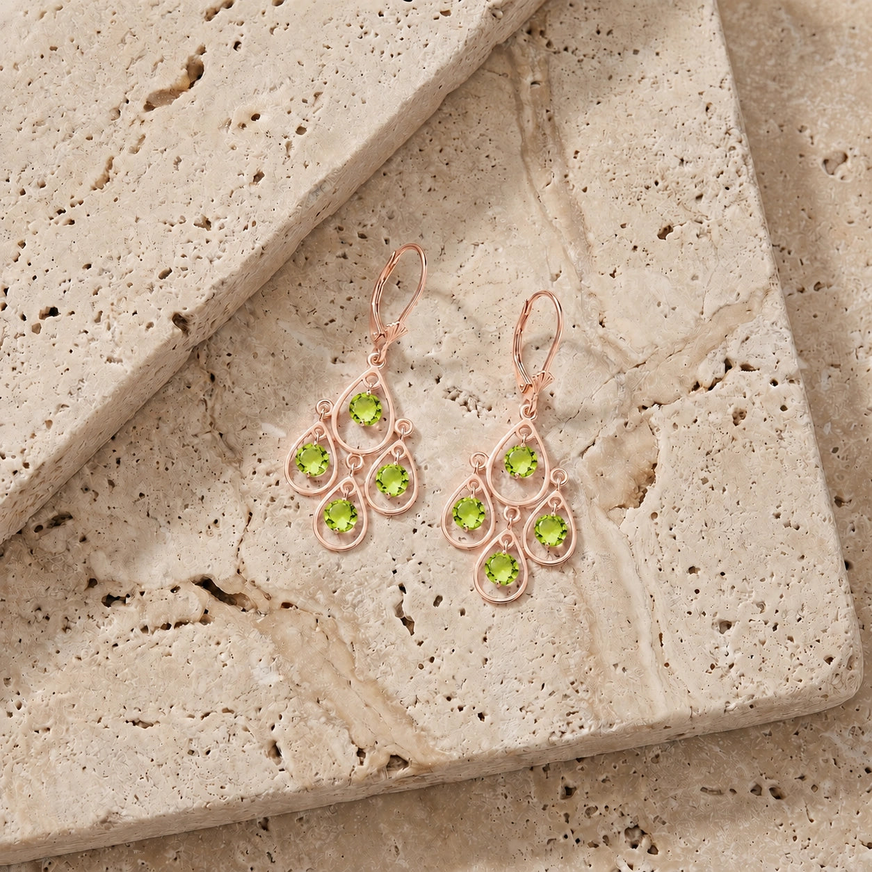 Rose Gold Peridot — Mariafiorina