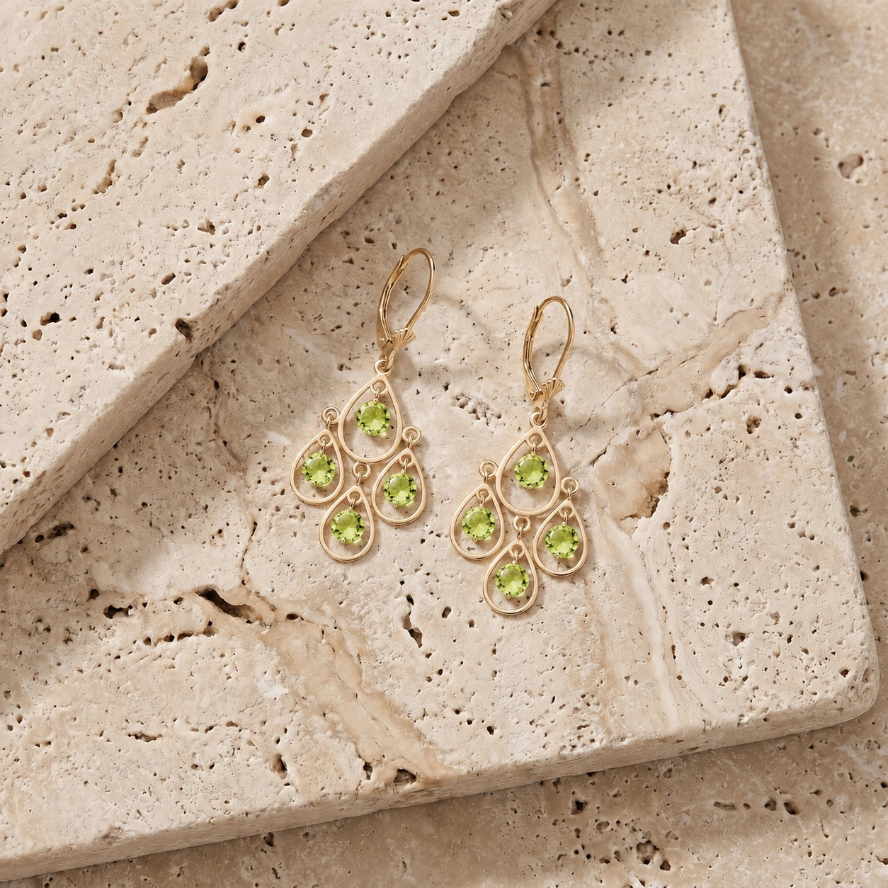 Yellow Gold Peridot — Mariafiorina