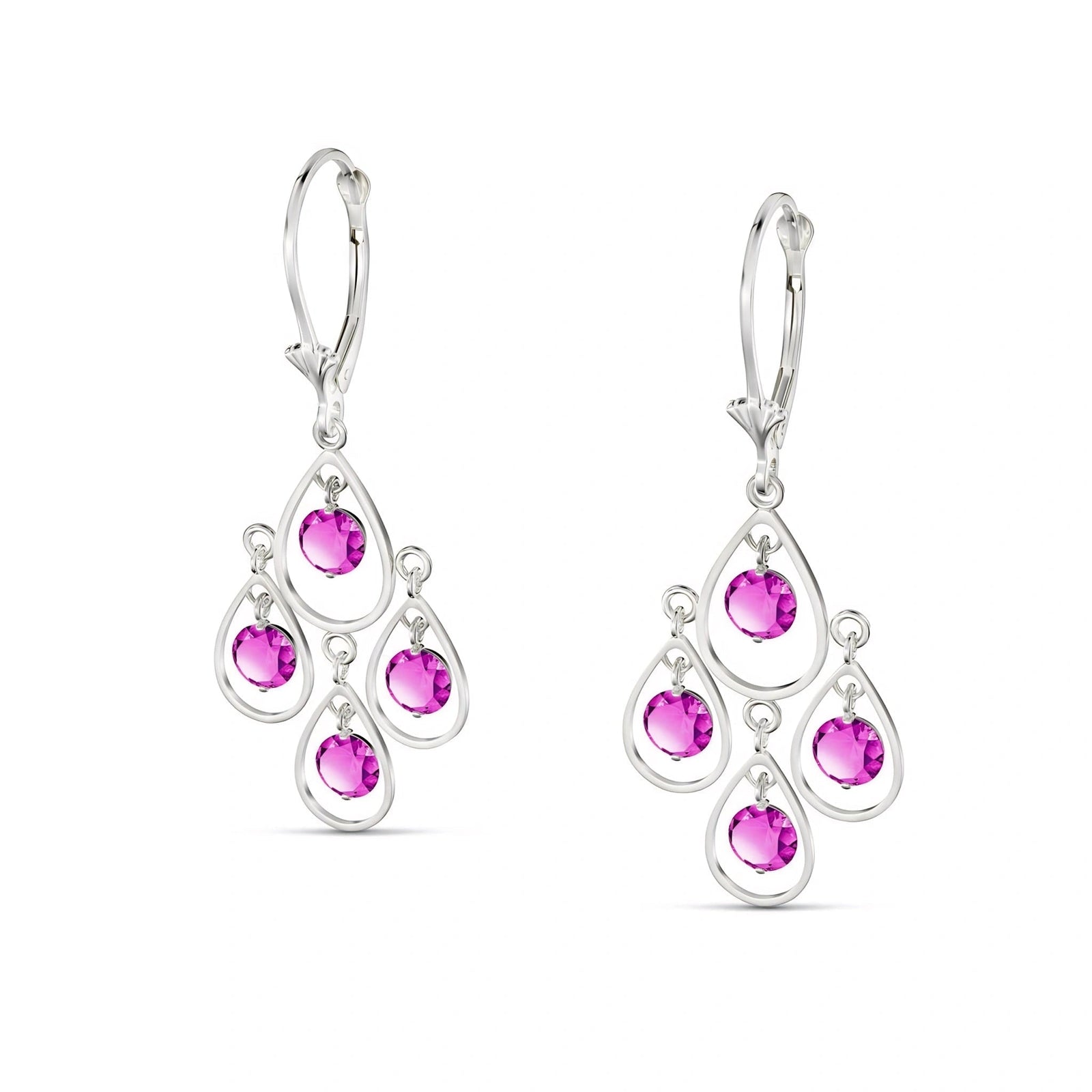 White Gold Pink Topaz — Mariafiorina