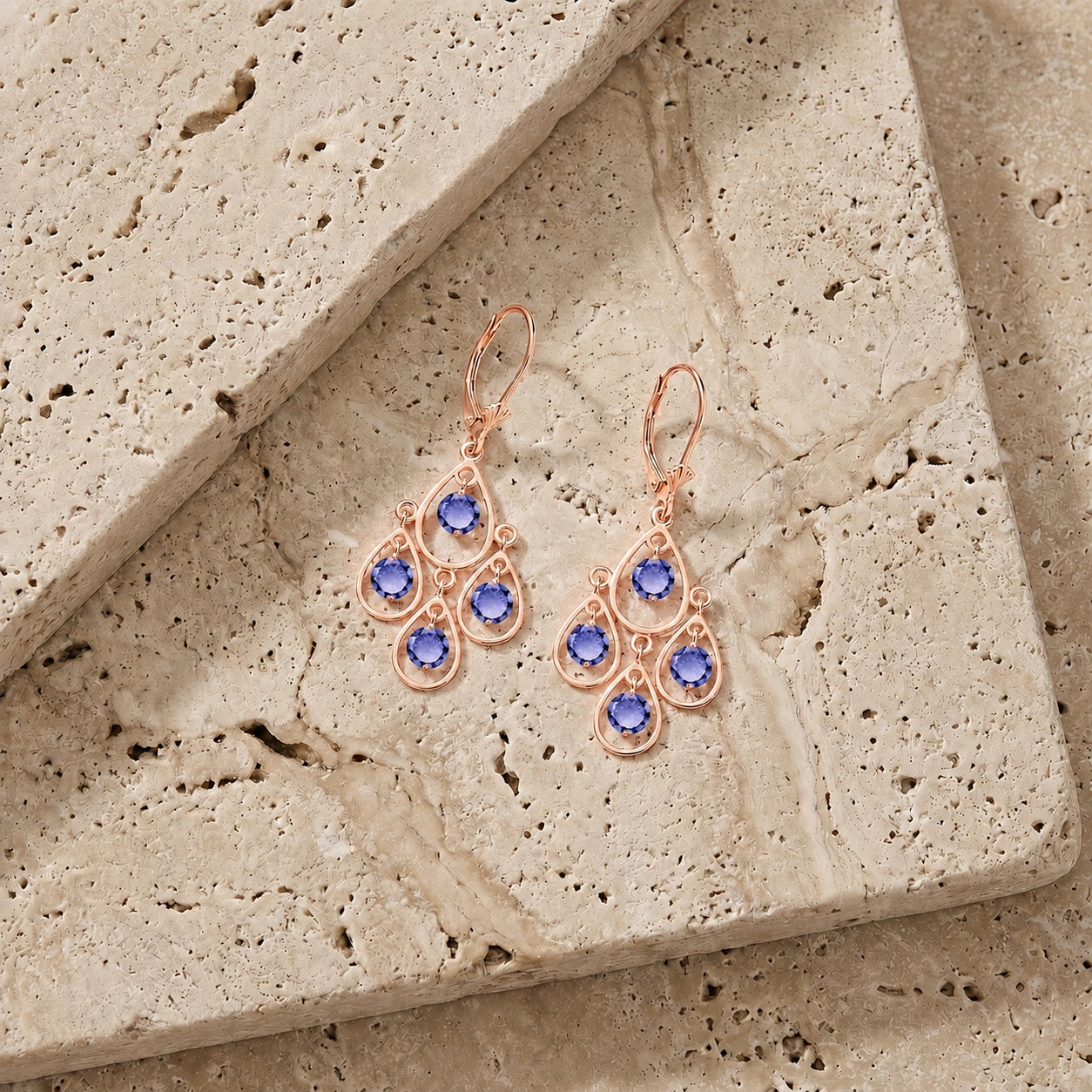 Rose Gold Tanzanite — Mariafiorina