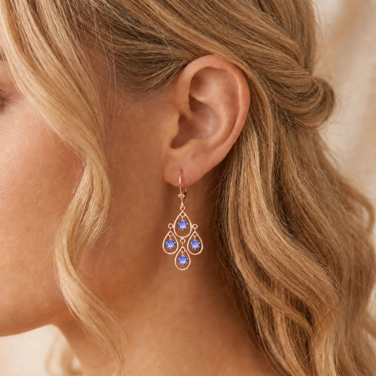 Rose Gold Tanzanite — Mariafiorina