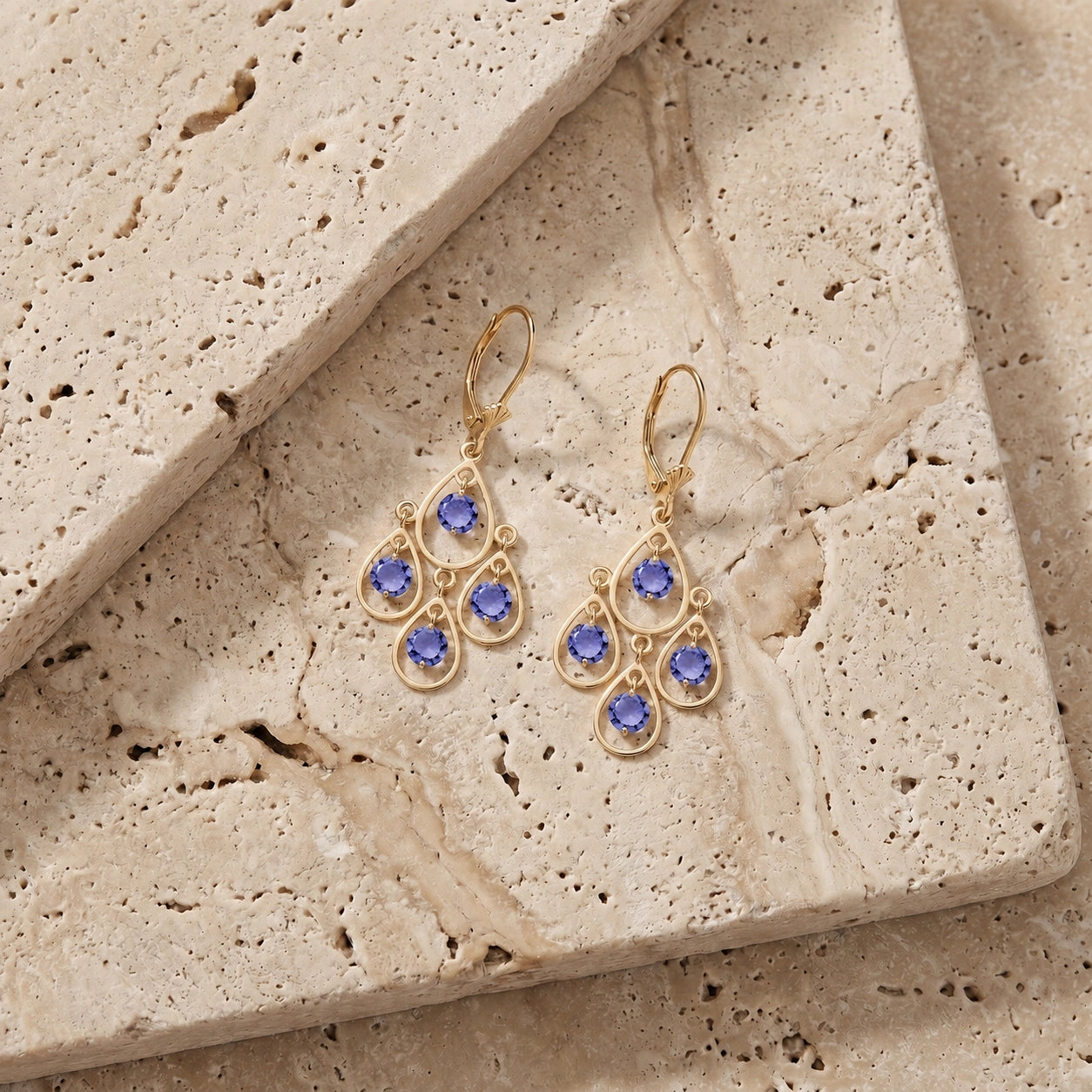 Yellow Gold Tanzanite — Mariafiorina