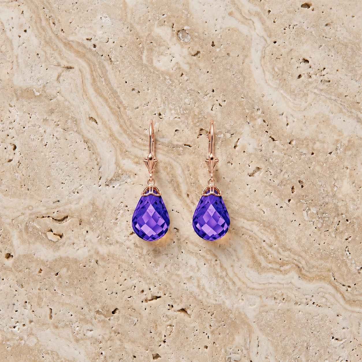 Rose Gold Amethyst — Mariaflaminia