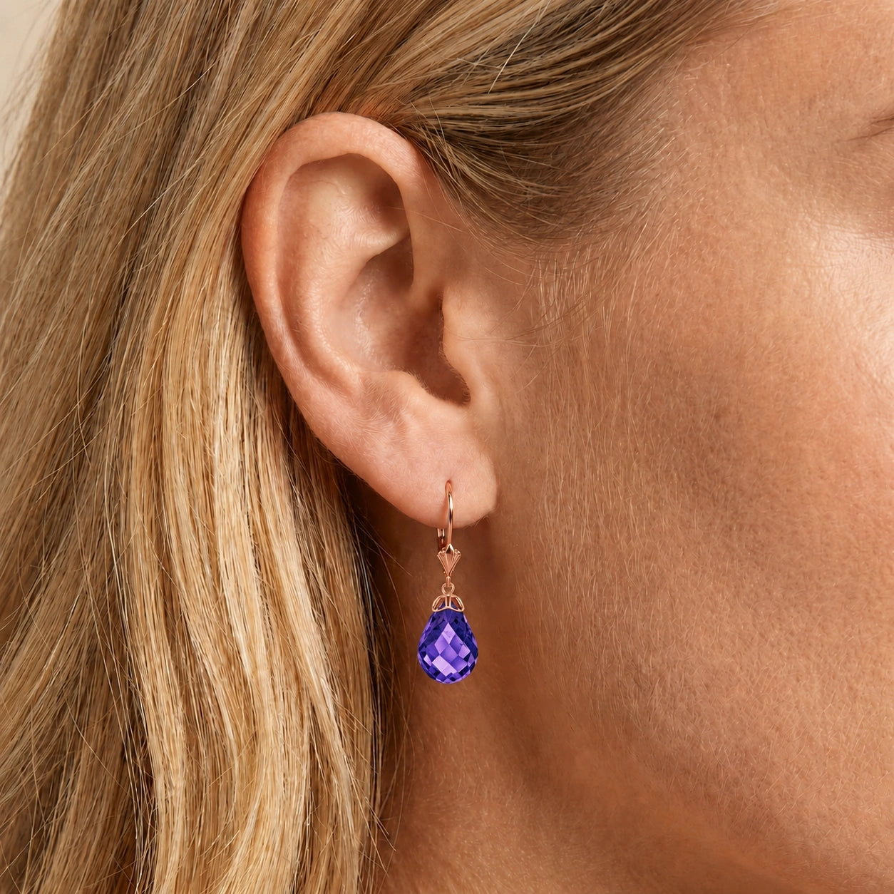 Rose Gold Amethyst — Mariaflaminia