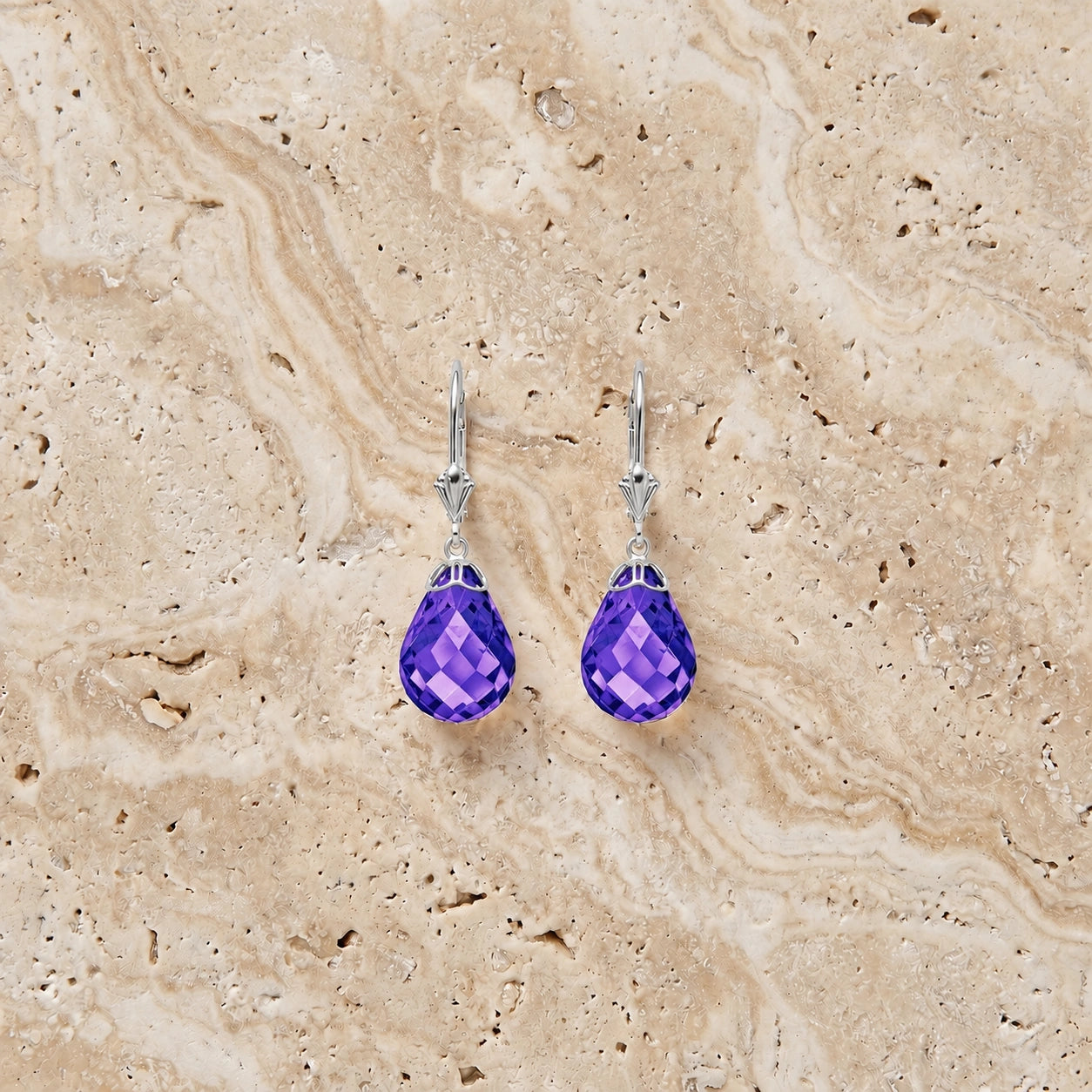 White Gold Amethyst — Mariaflaminia