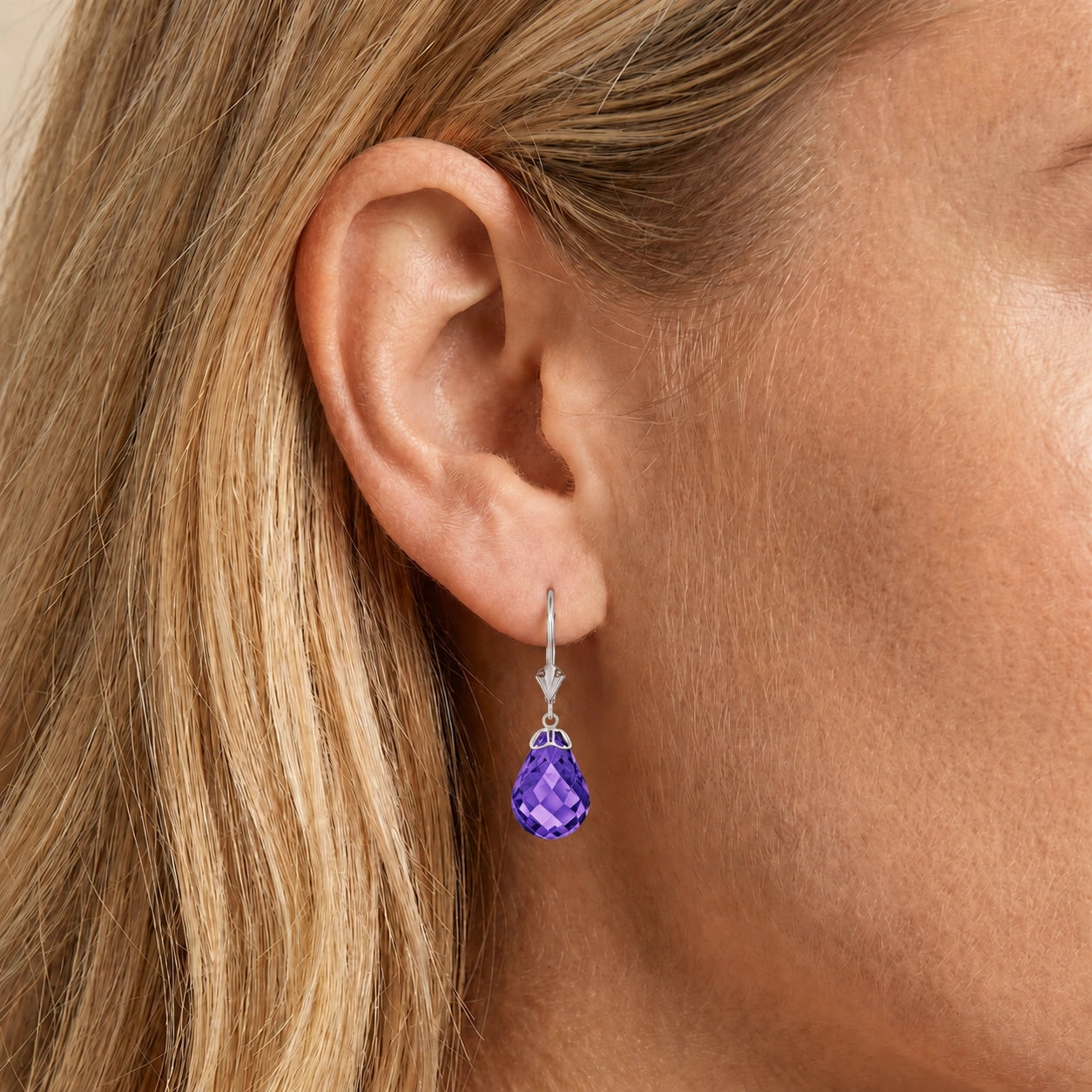 White Gold Amethyst — Mariaflaminia