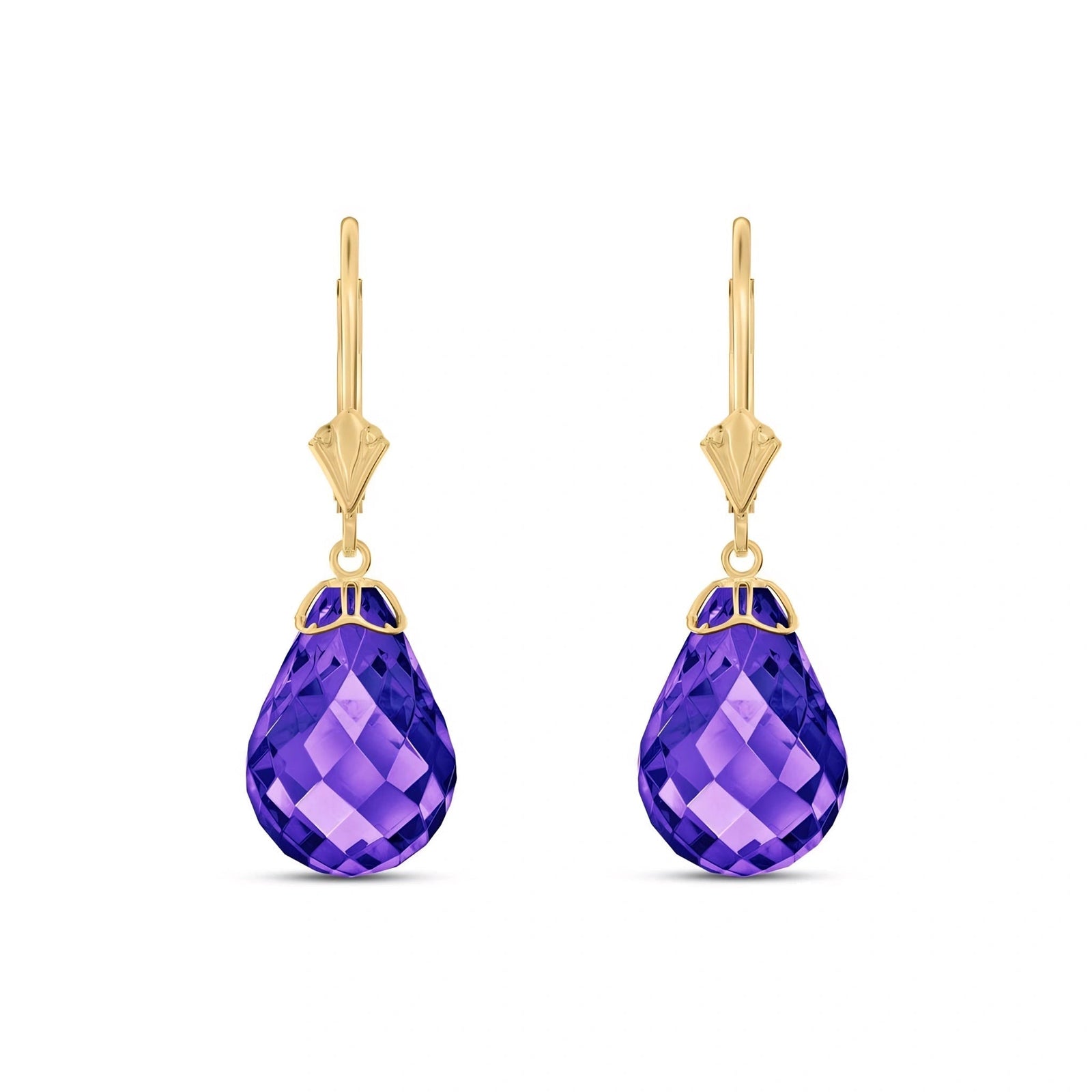 Yellow Gold Amethyst — Mariaflaminia