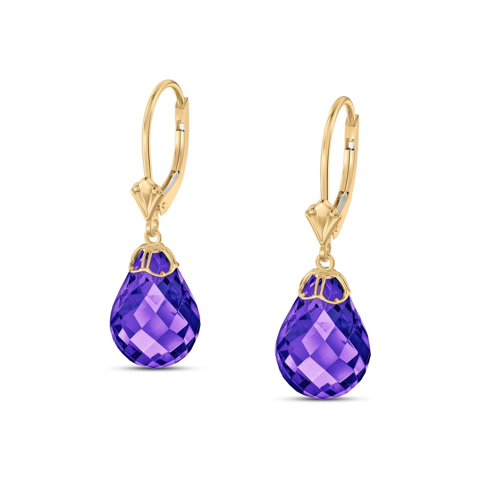Yellow Gold Amethyst — Mariaflaminia