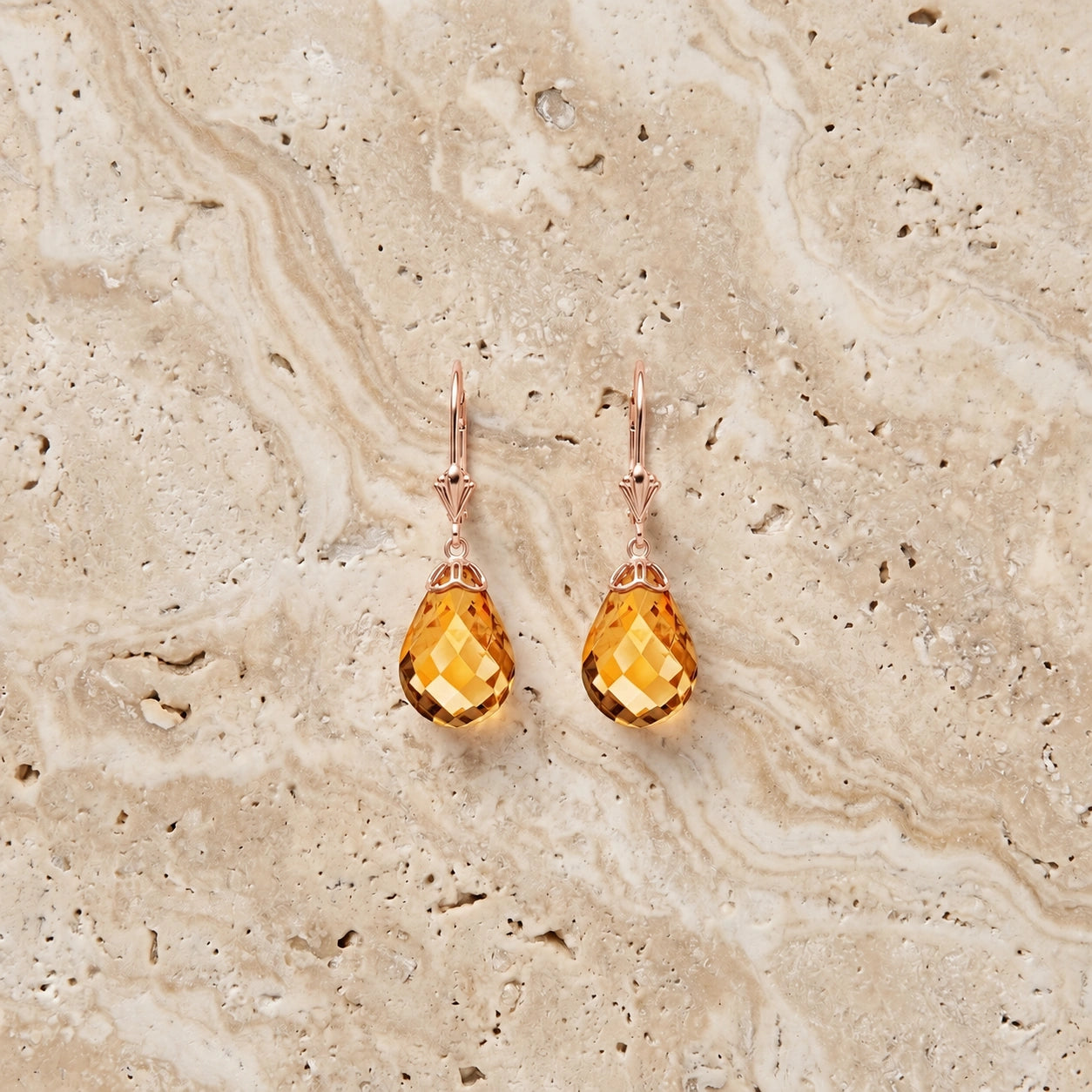 Rose Gold Citrine — Mariaflaminia