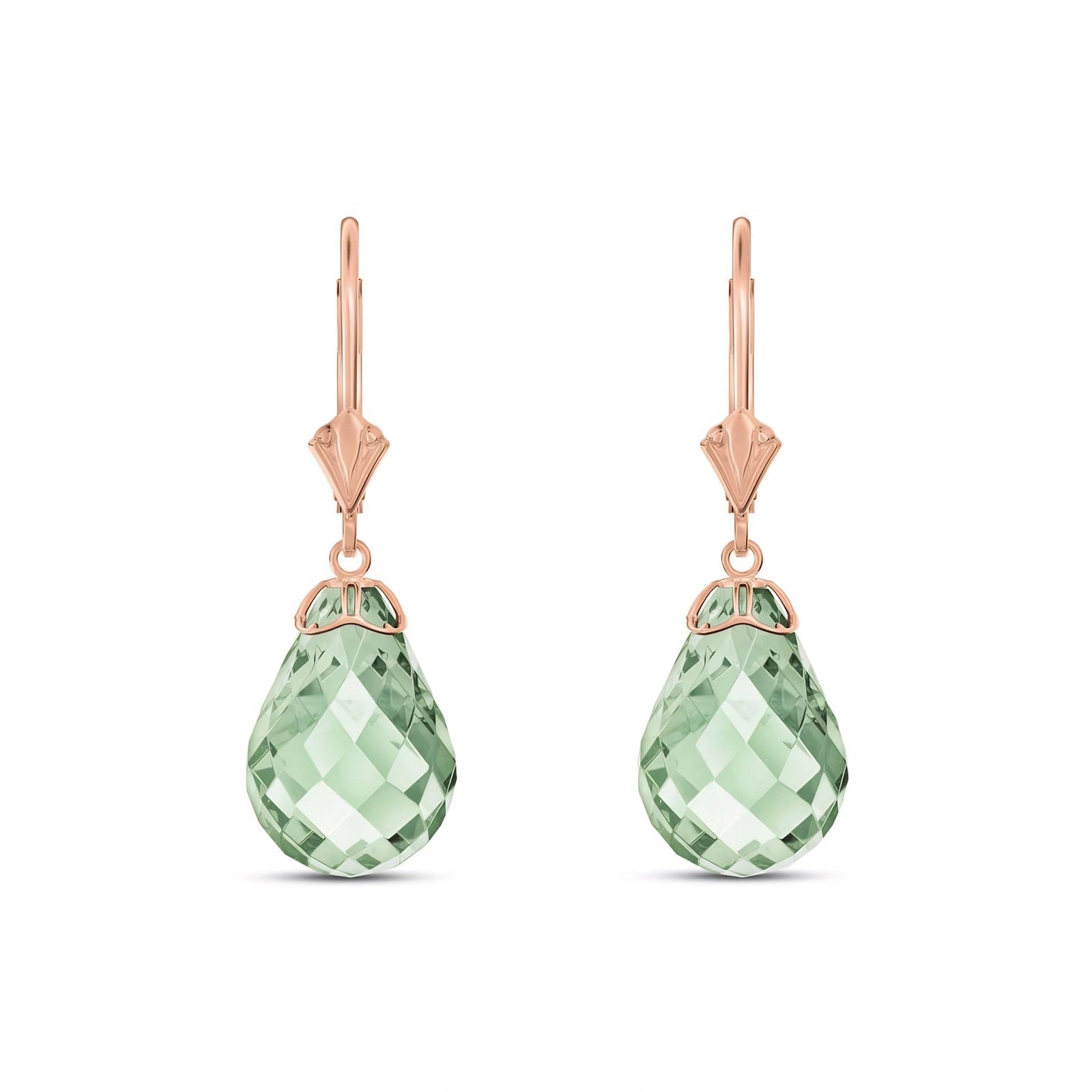 Rose Gold Green Amethyst — Mariaflaminia