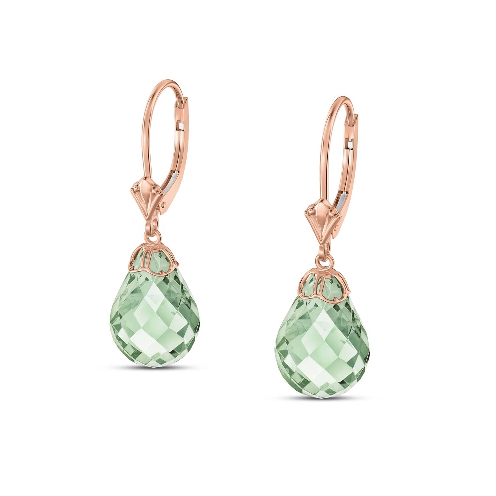 Rose Gold Green Amethyst — Mariaflaminia