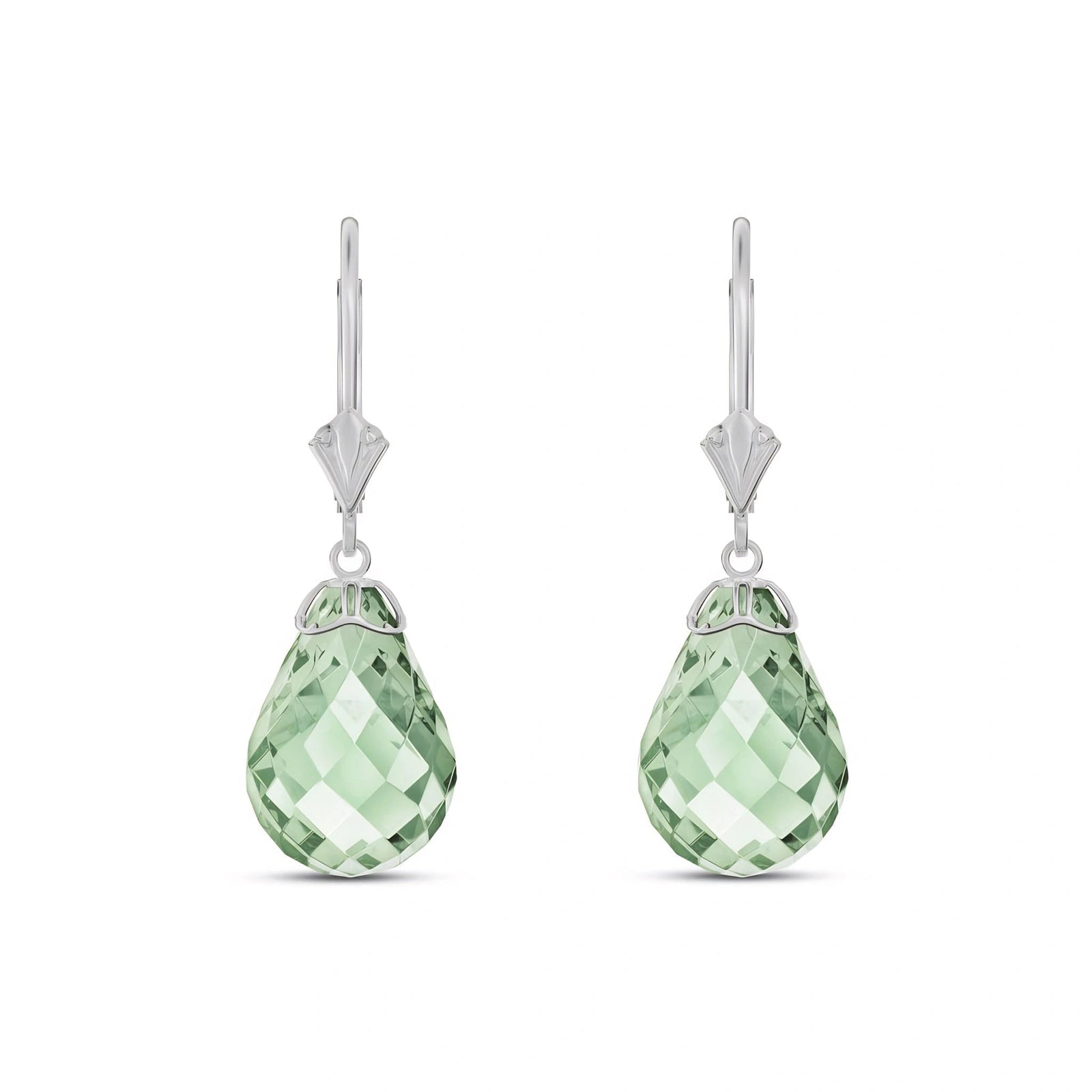 White Gold Green Amethyst — Mariaflaminia