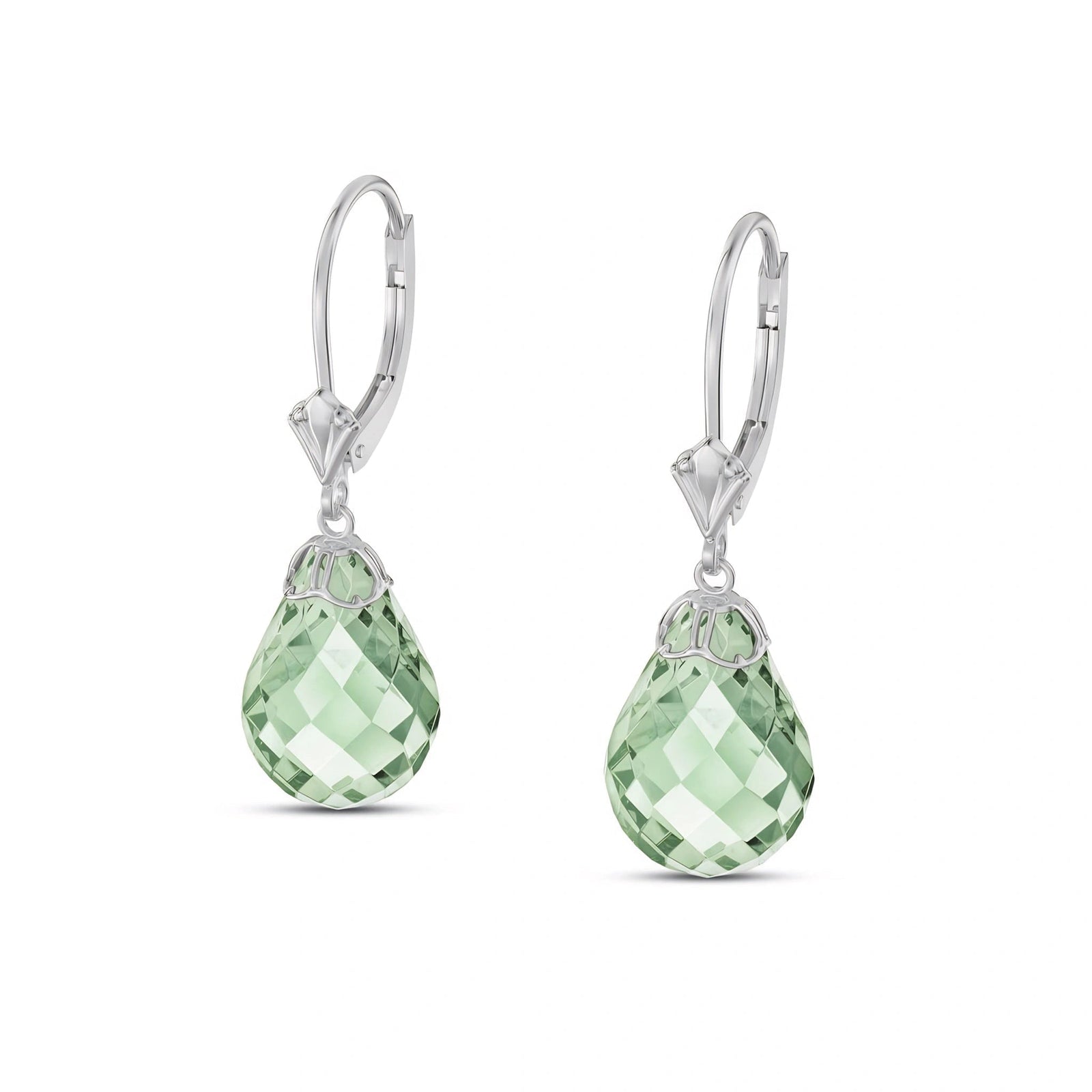 White Gold Green Amethyst — Mariaflaminia