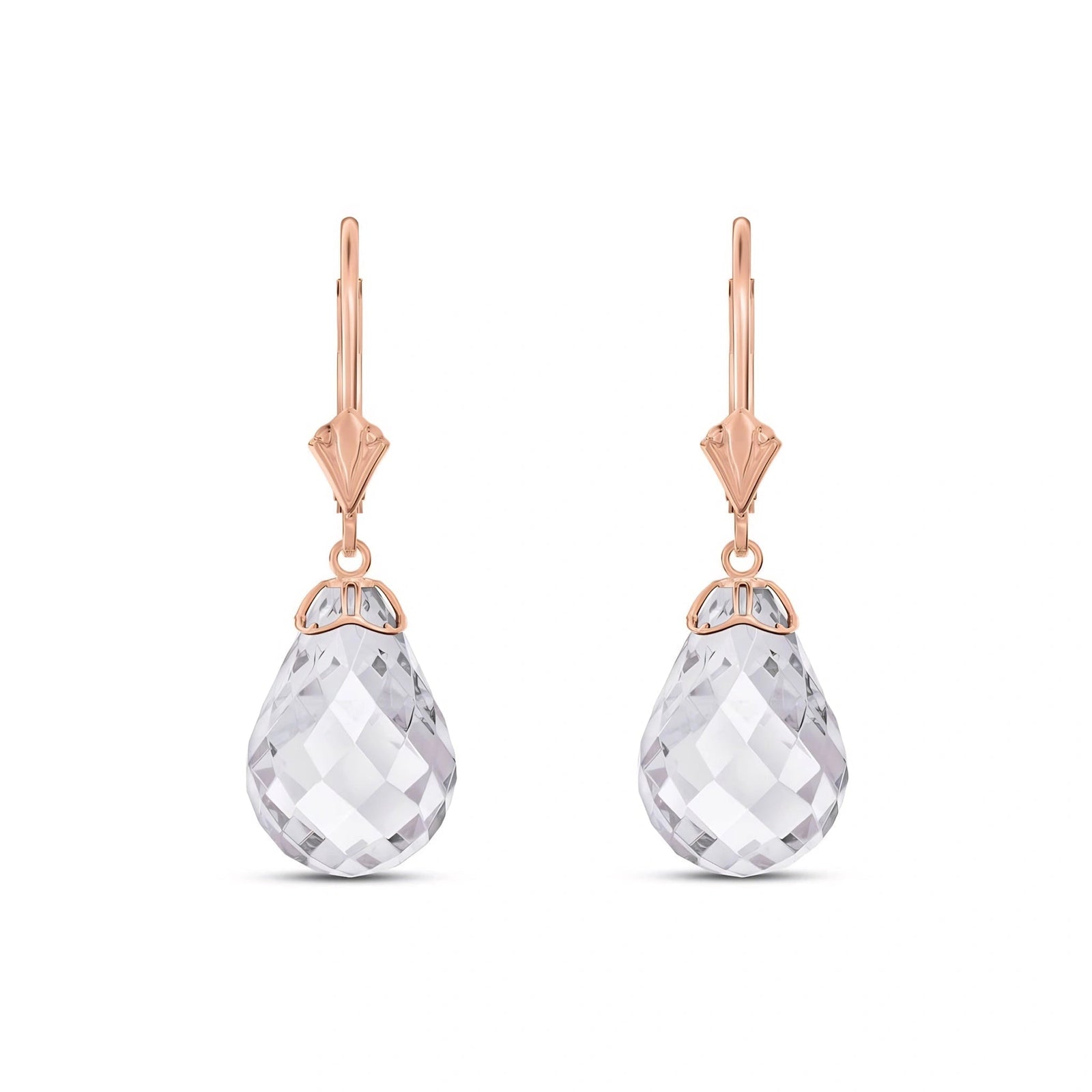 Rose Gold White Topaz — Mariaflaminia