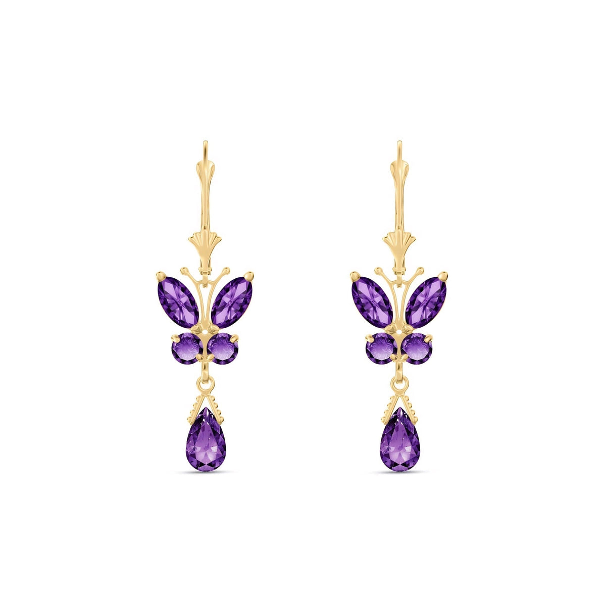 Yellow Gold Amethyst — Mariaflavia