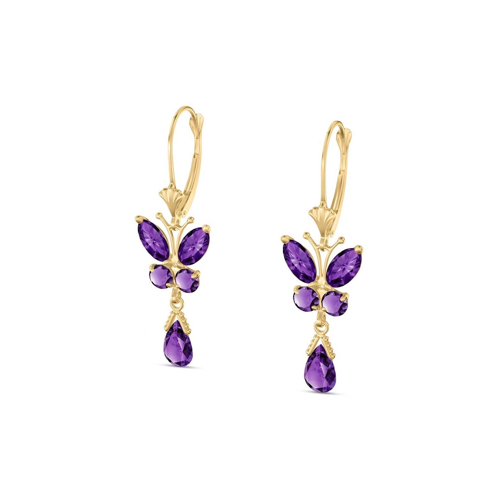 Yellow Gold Amethyst — Mariaflavia