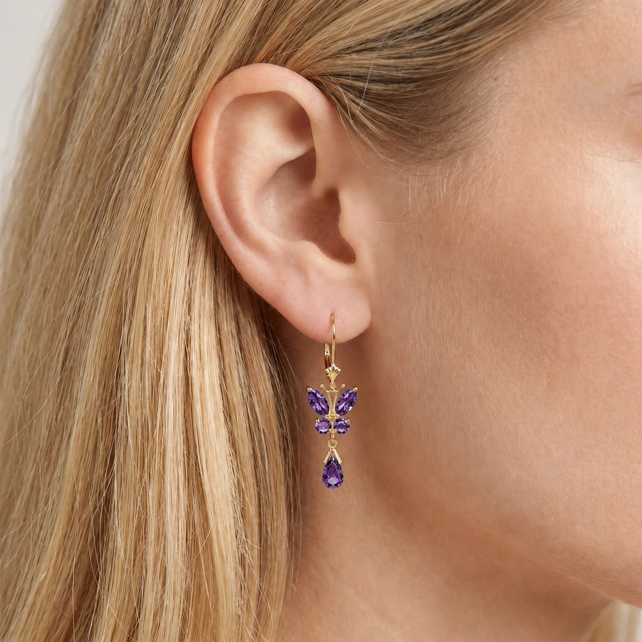 Yellow Gold Amethyst — Mariaflavia