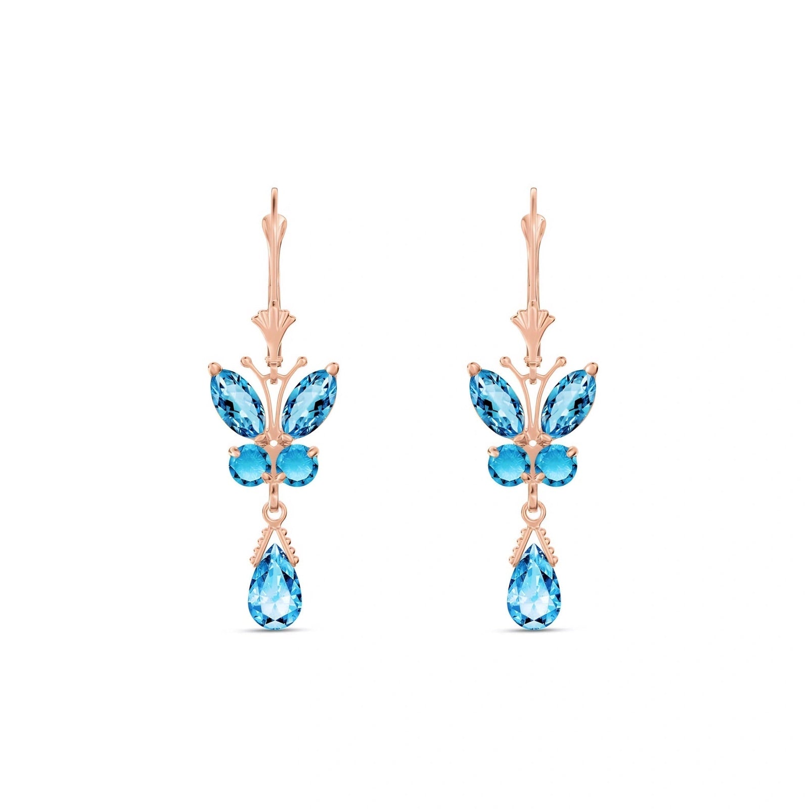 Rose Gold Blue Topaz — Mariaflavia