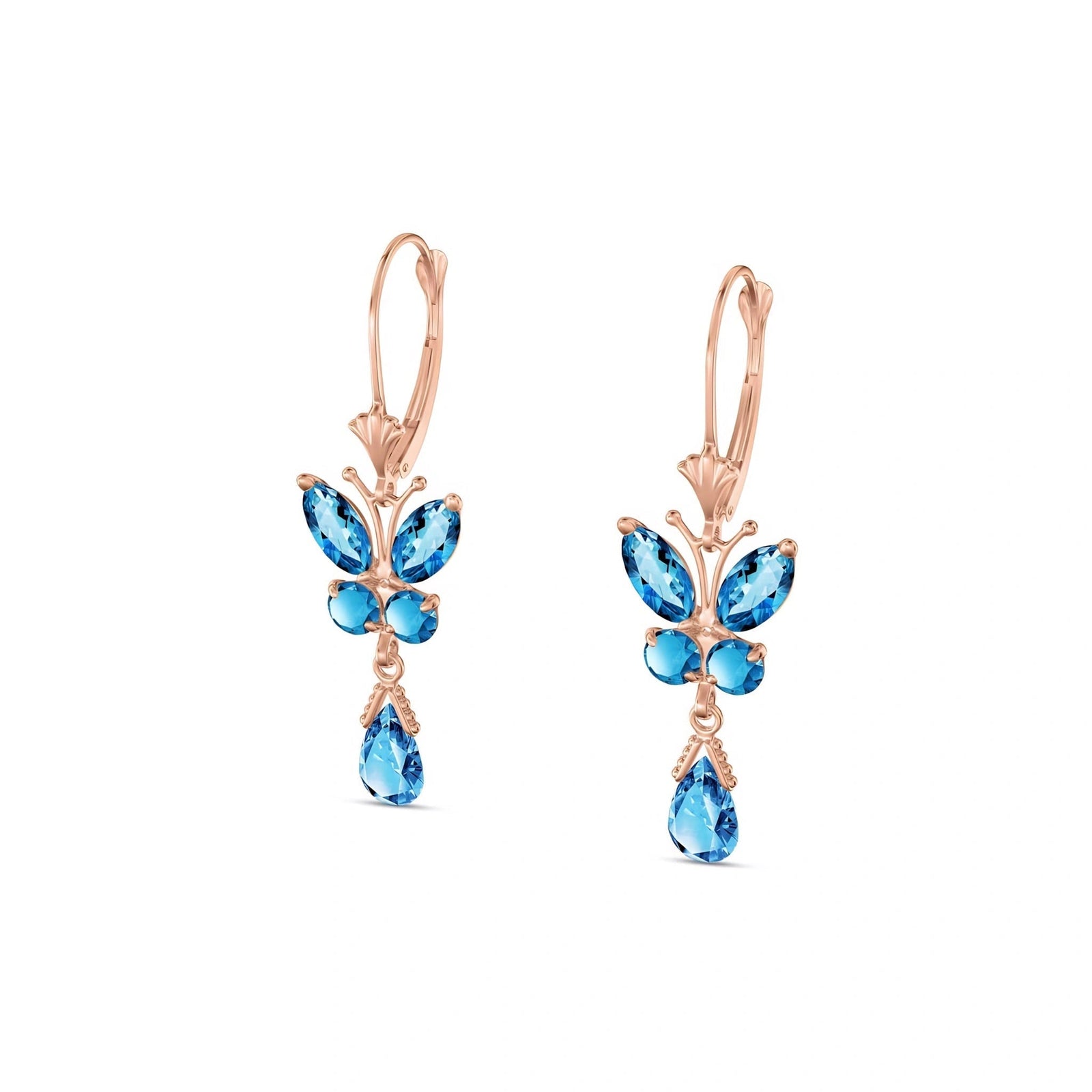 Rose Gold Blue Topaz — Mariaflavia