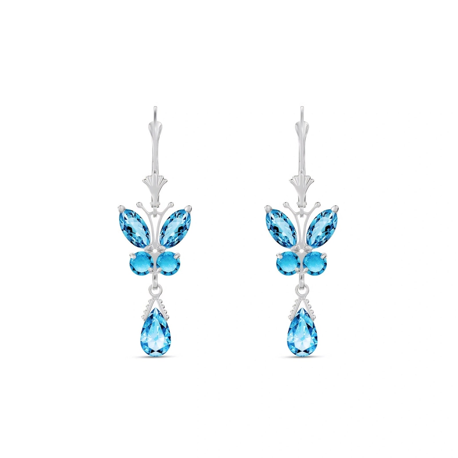 White Gold Blue Topaz — Mariaflavia