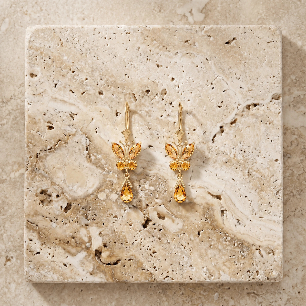 Yellow Gold Citrine — Mariaflavia