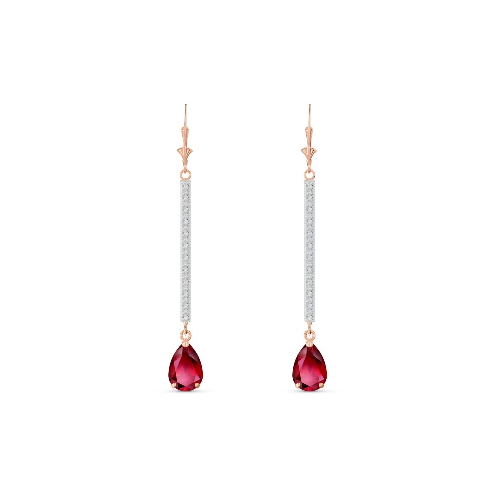 Rose Gold Ruby & Diamond — Mariafosca