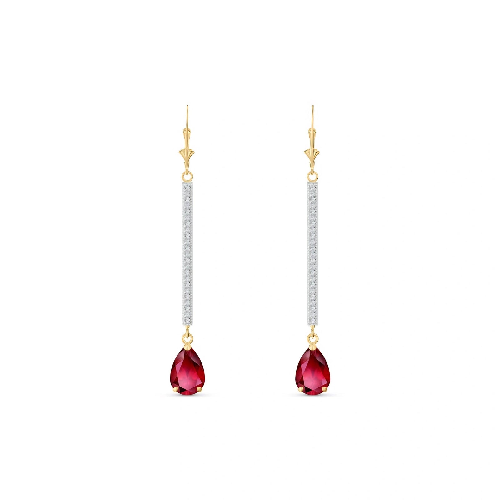 Yellow Gold Ruby & Diamond — Mariafosca