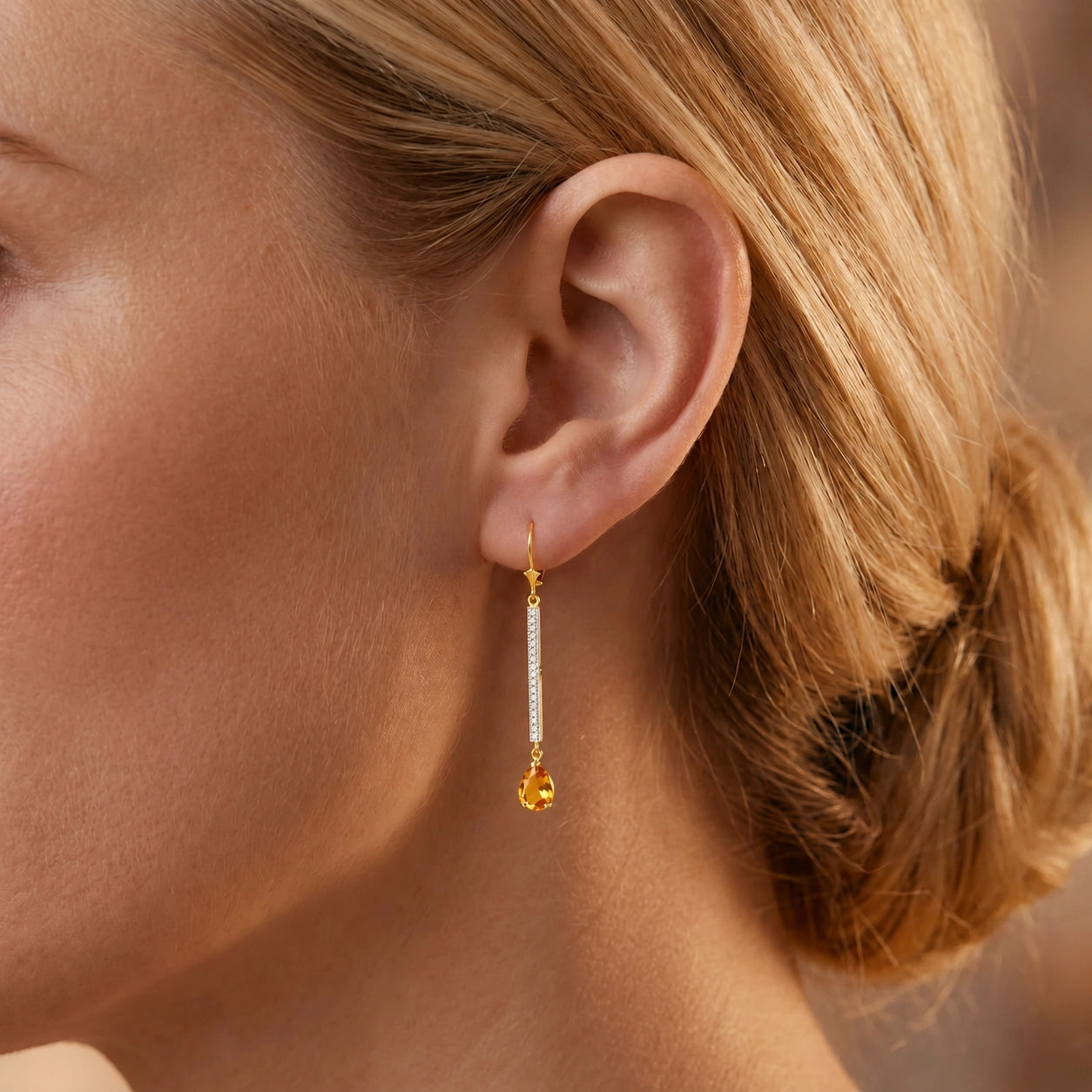 Yellow Gold Ruby & Diamond — Mariafosca
