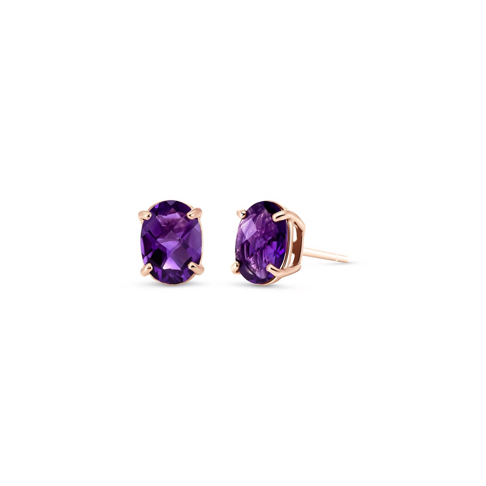 Rose Gold Belle Earrings Peridot 10K — Genoveffa