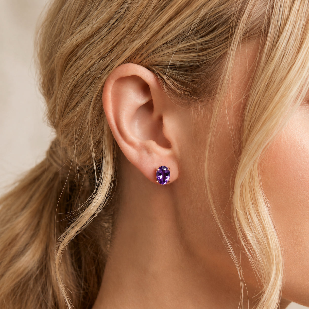 Rose Gold Belle Earrings Peridot 10K — Genoveffa
