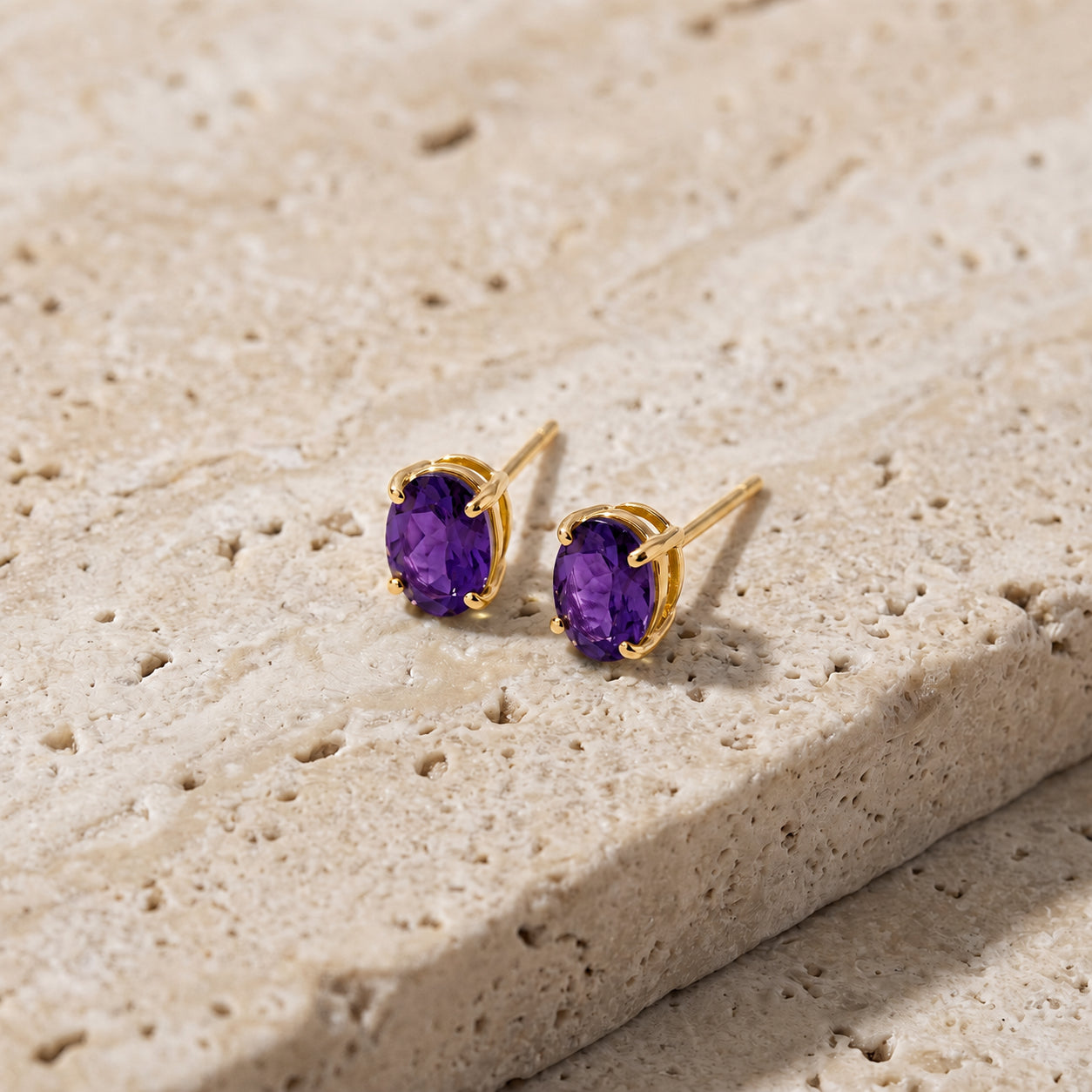 Yellow Gold Belle Earrings Peridot 10K — Genoveffa