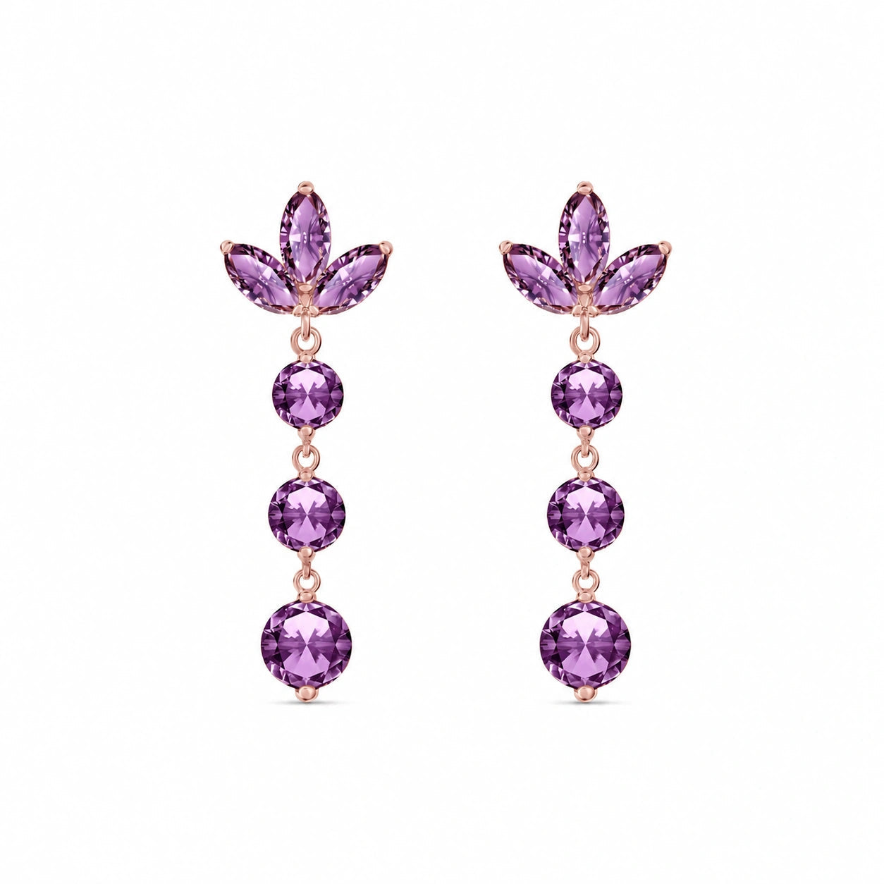 Rose Gold Amethyst — Mariagaetana