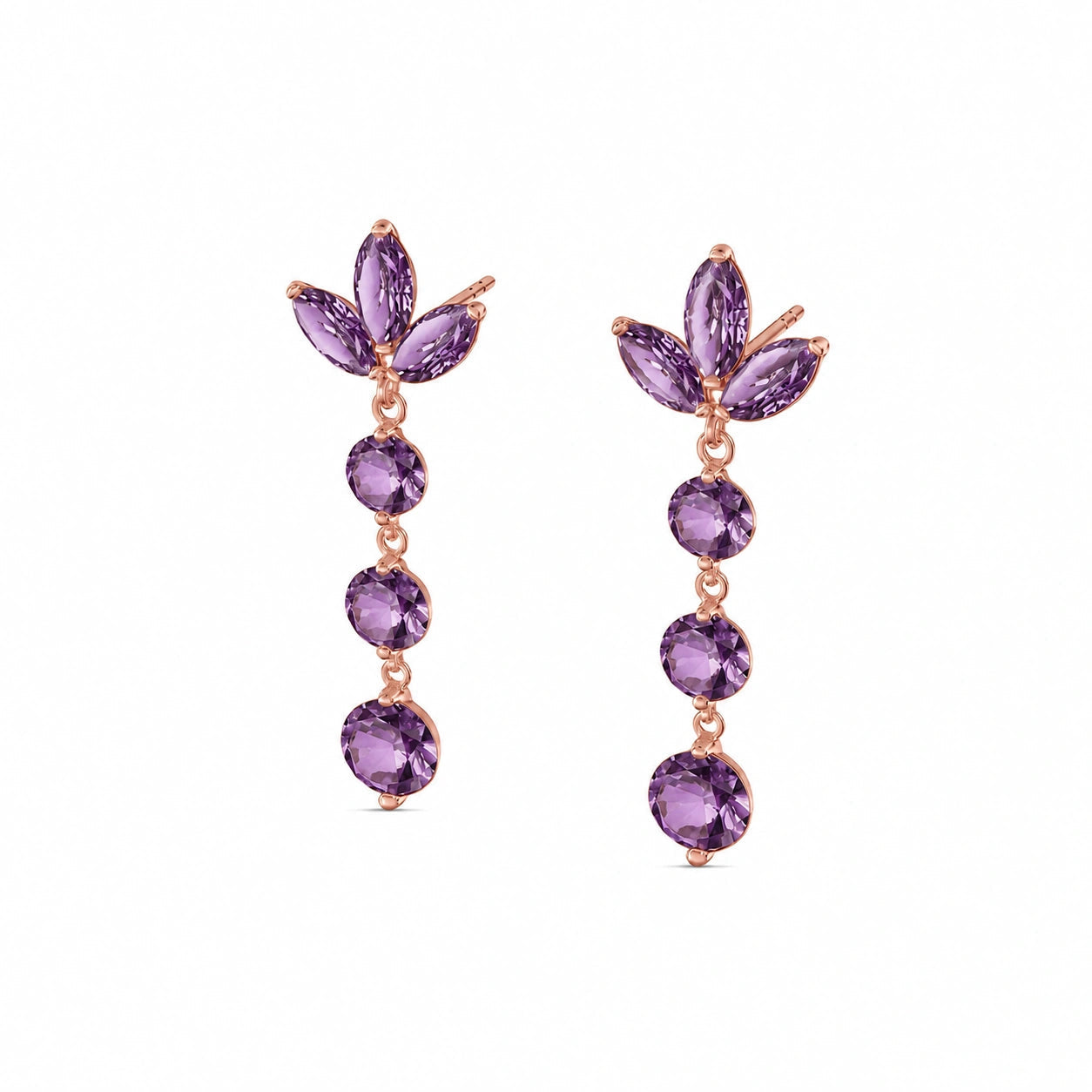 Rose Gold Amethyst — Mariagaetana
