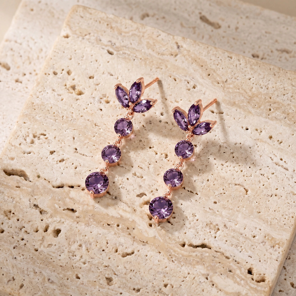 Rose Gold Amethyst — Mariagaetana