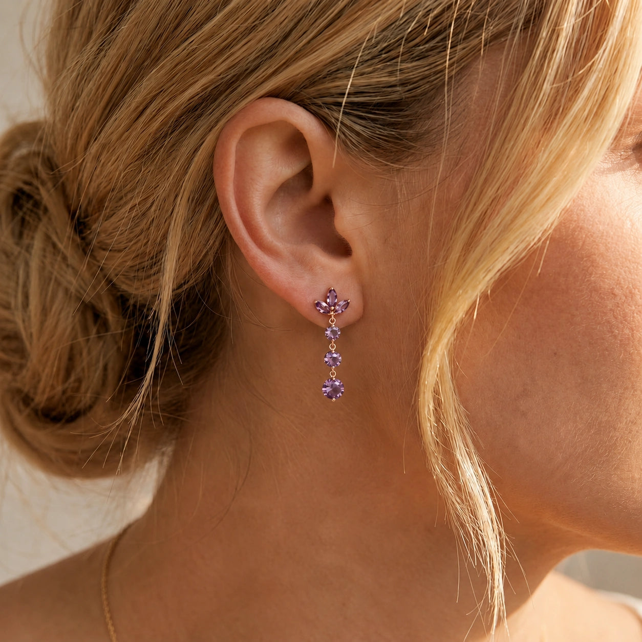 Rose Gold Amethyst — Mariagaetana