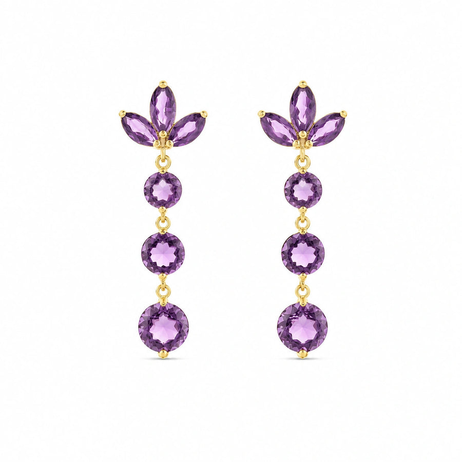 Yellow Gold Amethyst — Mariagaetana