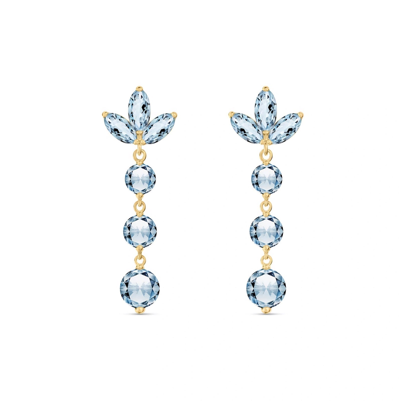 Yellow Gold Aquamarine — Mariagaetana