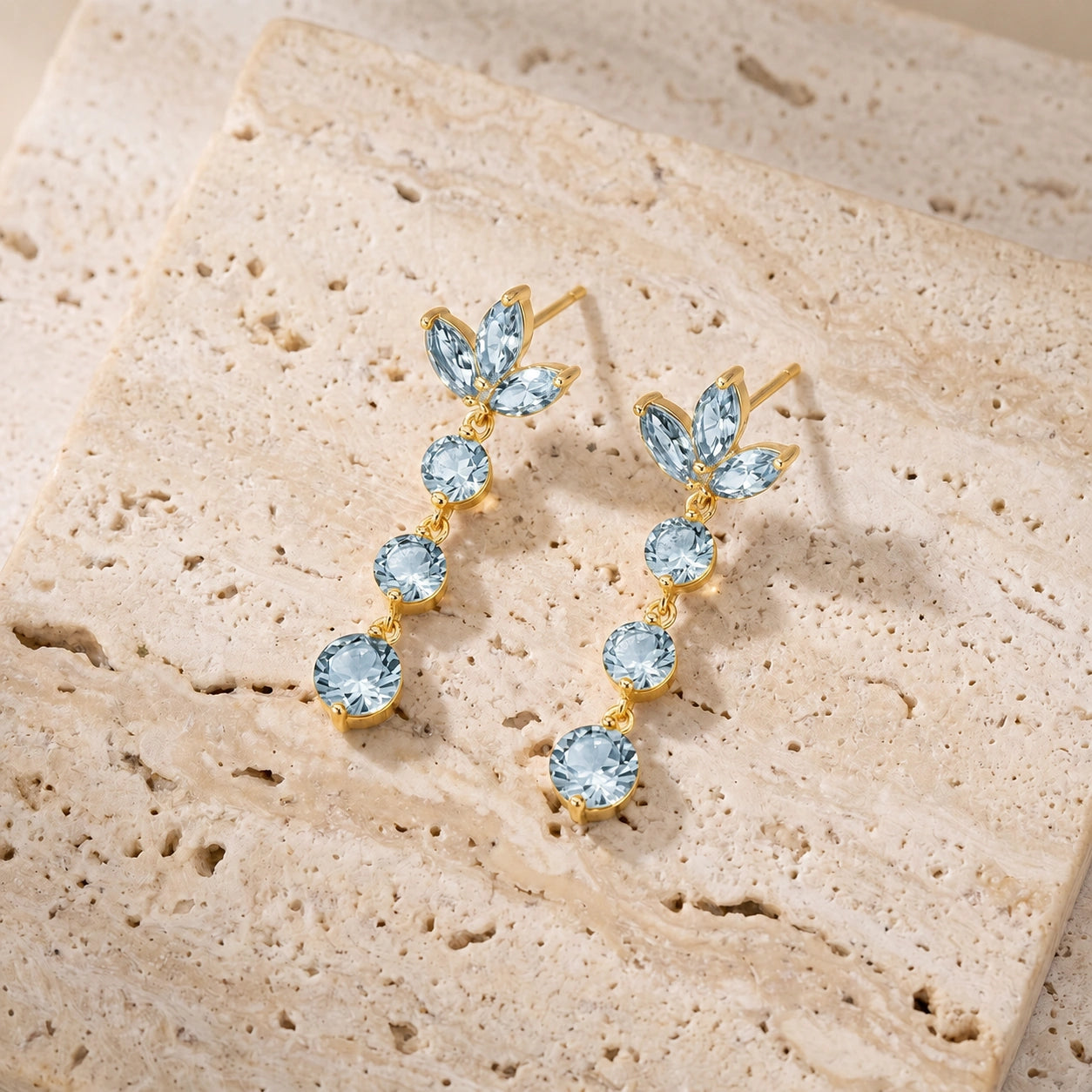 Yellow Gold Aquamarine — Mariagaetana