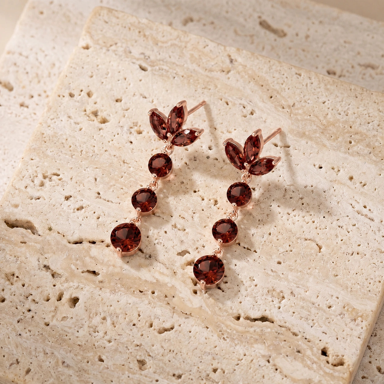 Rose Gold Garnet — Mariagaetana
