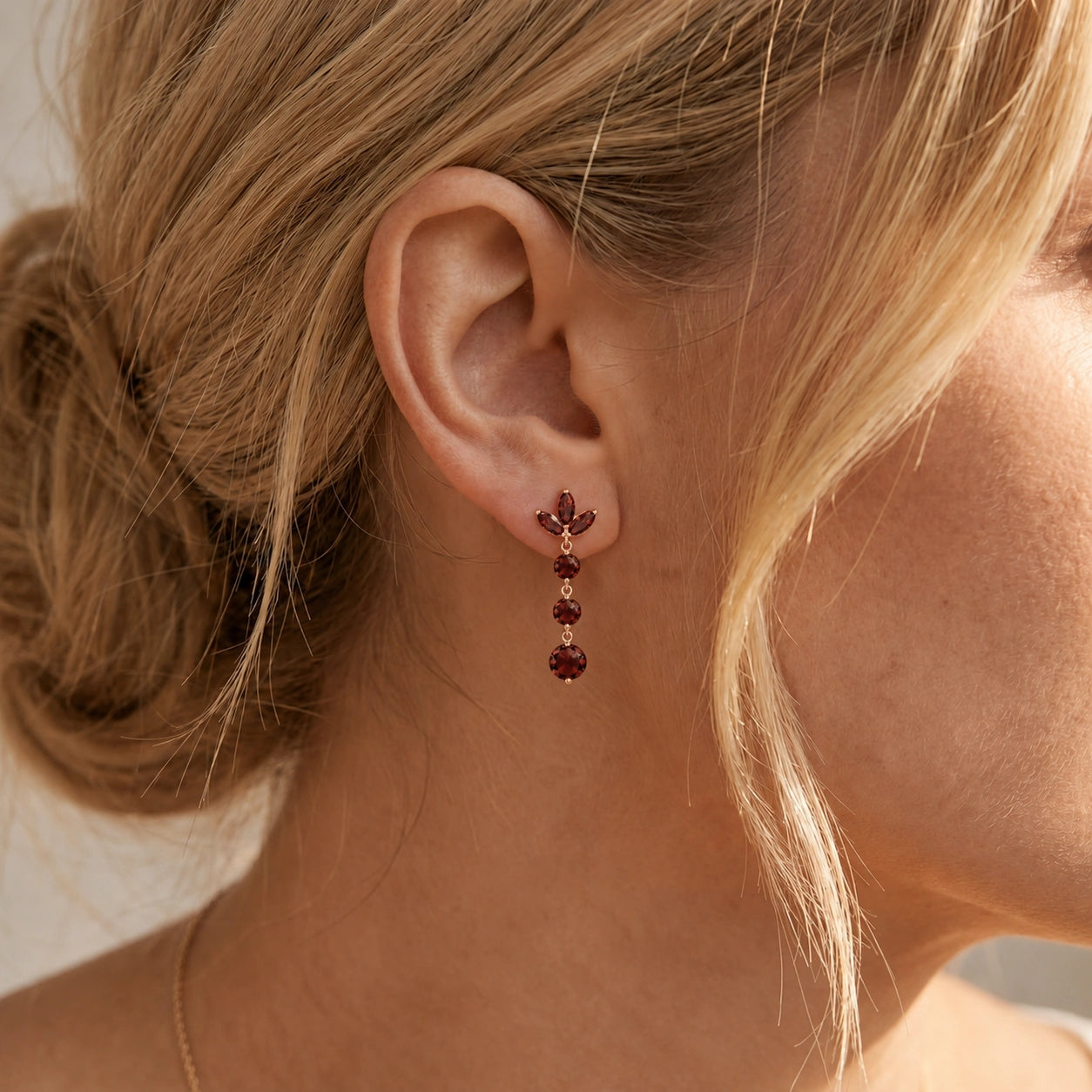 Rose Gold Garnet — Mariagaetana