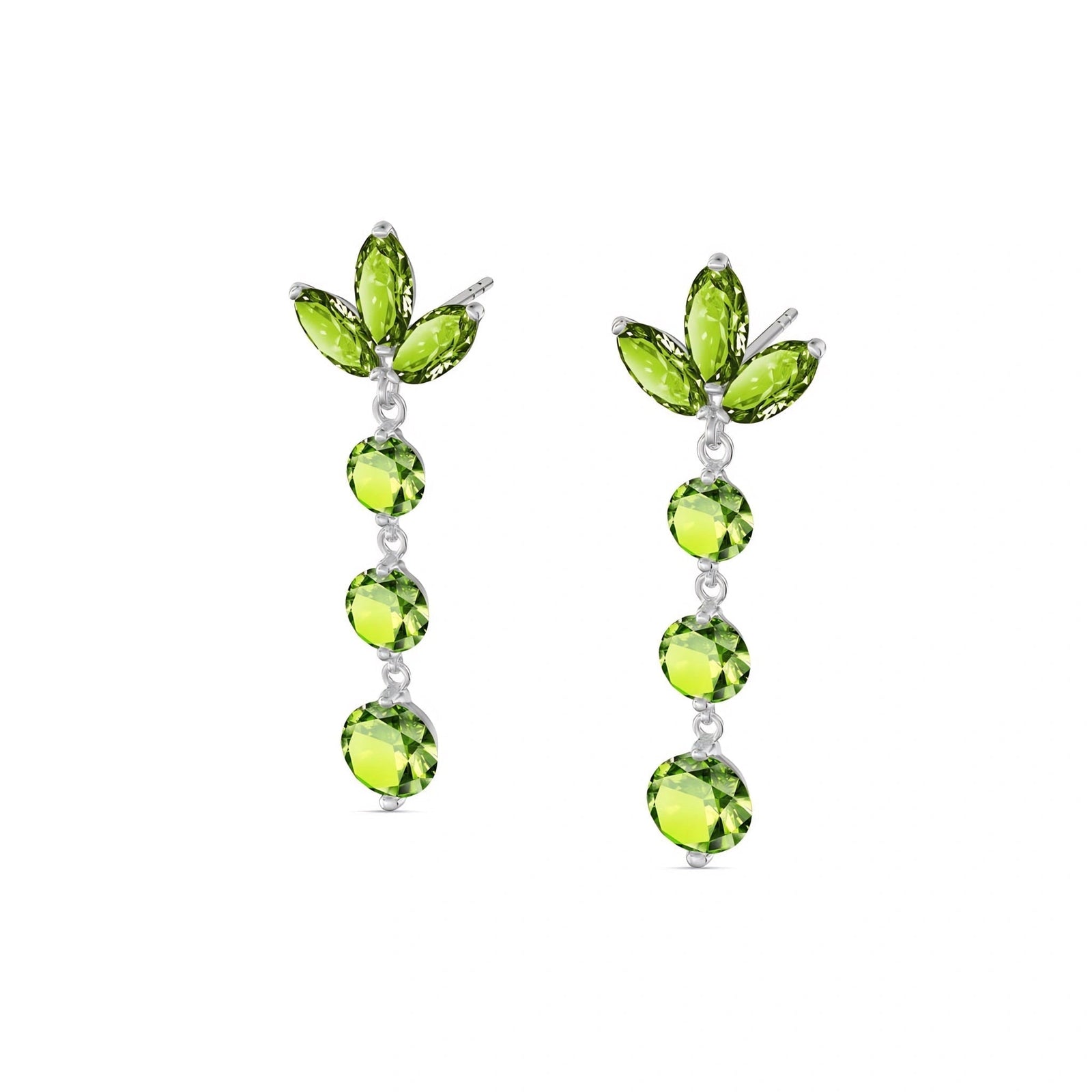 White Gold Peridot — Mariagaetana