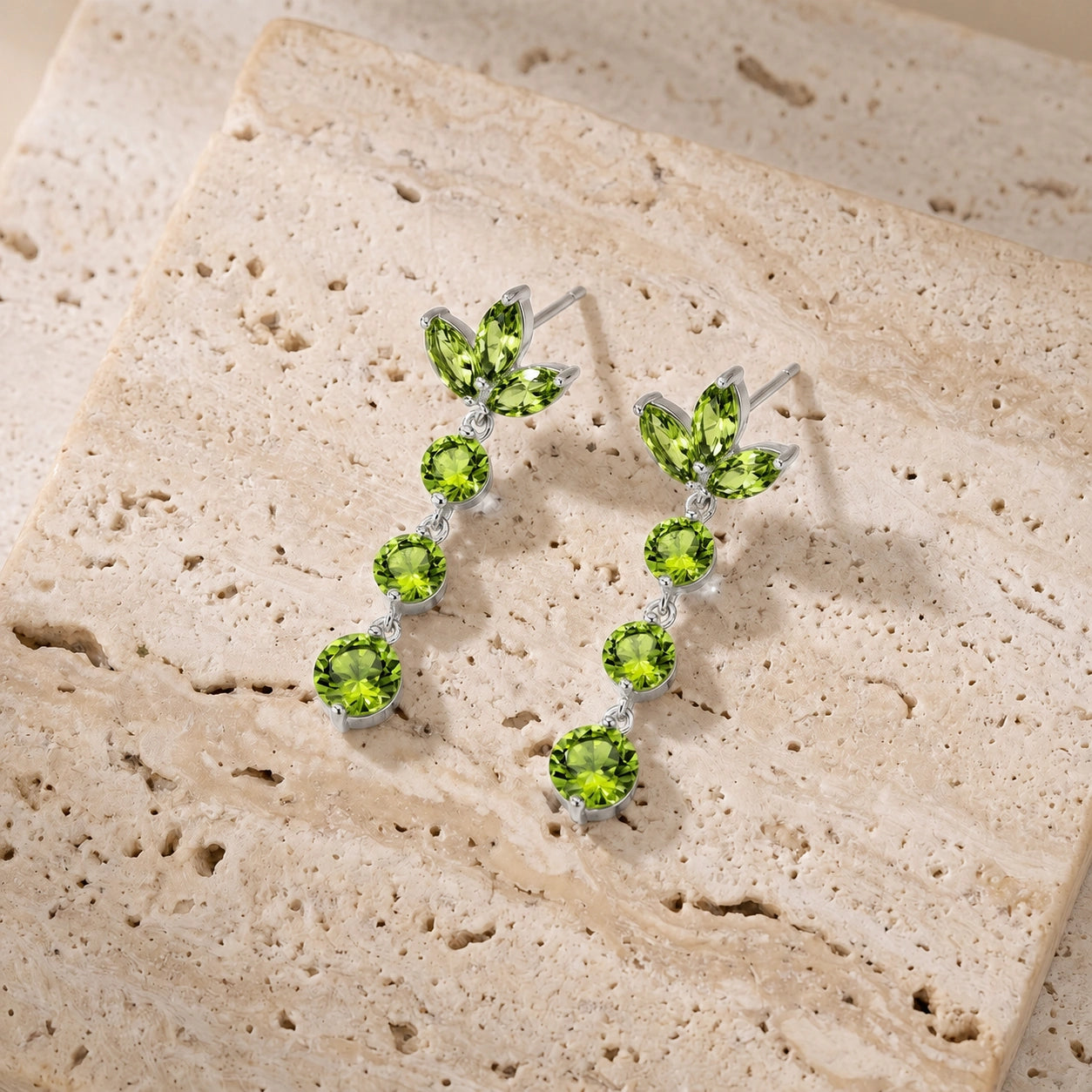 White Gold Peridot — Mariagaetana