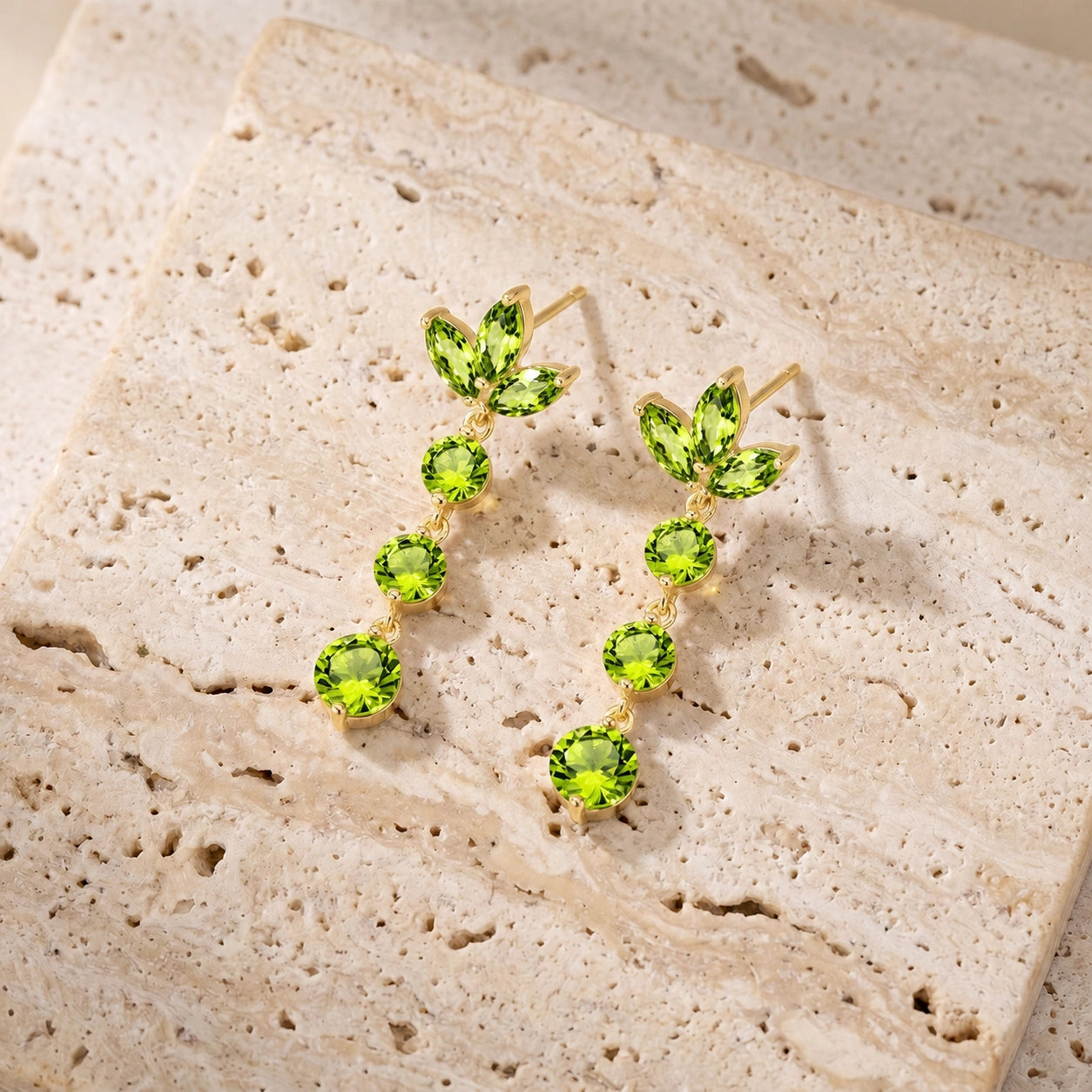 Yellow Gold Peridot — Mariagaetana