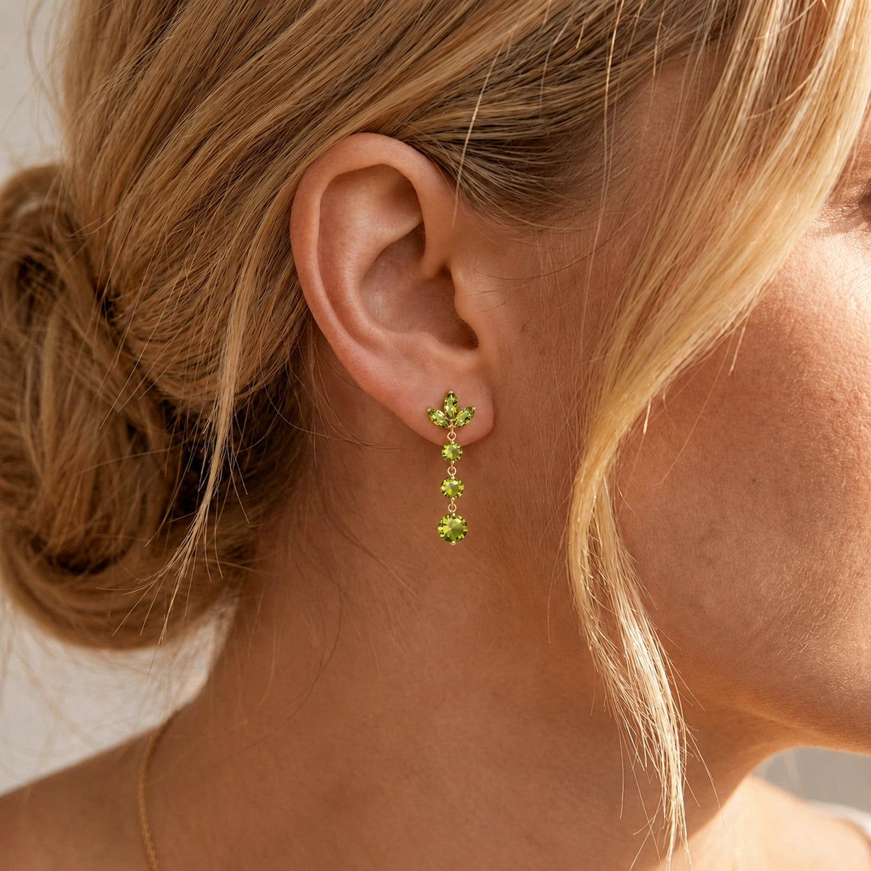 Yellow Gold Peridot — Mariagaetana