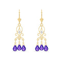 Yellow Gold Amethyst & Diamond — Mariagaia