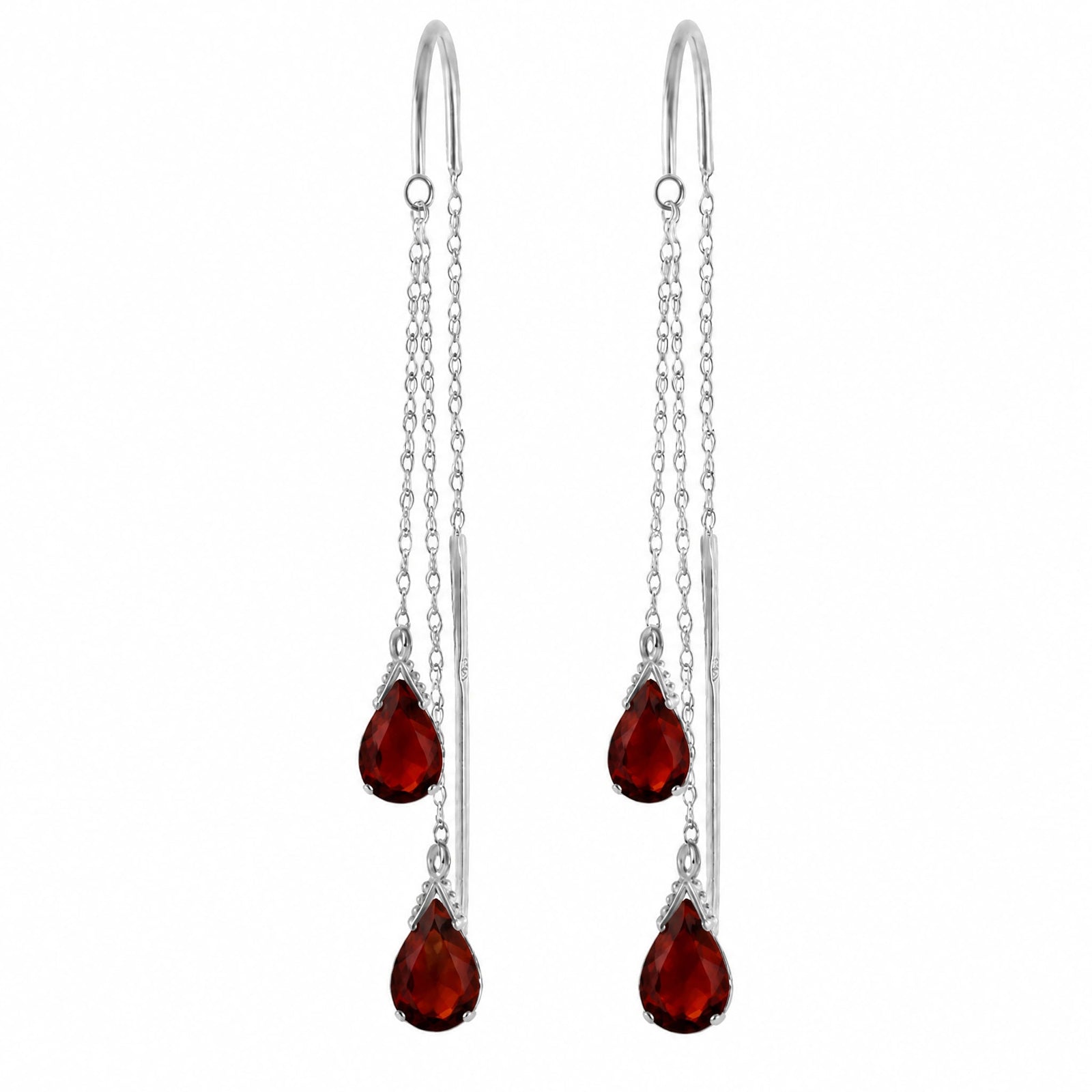 White Gold Garnet & Citrine — Mariagalatea