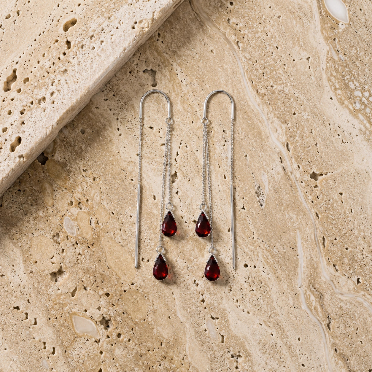 White Gold Garnet — Mariagalatea