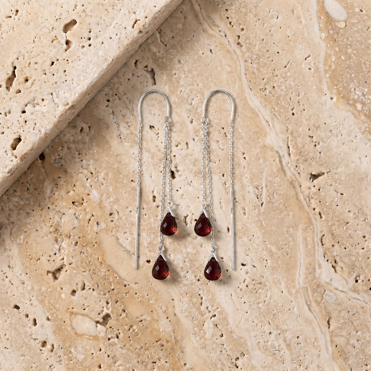 White Gold Garnet — Mariagalatea